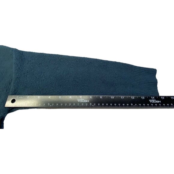 J Jill Women Pullover Cowl Neck Sweater Long Sleeve Sz M Blue Casual 66-11 - Picture 8 of 12